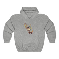 The Shepherd (Chibi Shepherd Design) - Heavy Blend™ Hooded Sweatshirt