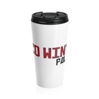 Red Winter: Fallout  (Logo Design) - Stainless Steel Travel Mug