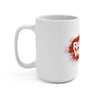 Rabid World (Red Splatter Logo Design) - White Coffee Mug 15oz