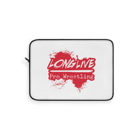 Long Live Pro Wrestling (Red Logo Design)  - Laptop Sleeve