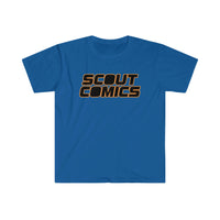 Scout Comics Logo (Black Logo) - Unisex Softstyle T-Shirt