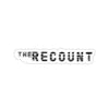 The Recount (Black Logo Design) - Kiss-Cut Stickers