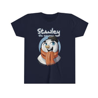 Stanley The Snowman - Logo & Cover Design - Youth Short Sleeve Tee