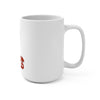 Rabid World (Head Design) - White Coffee Mug 15oz
