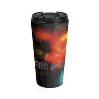 Solar Flare (Starburst Design) - Stainless Steel Travel Mug