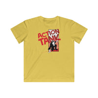 Action Tank - Red Logo Design - Kids Fine Jersey Tee