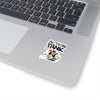 Action Tank - Sledding Design - Kiss-Cut Stickers