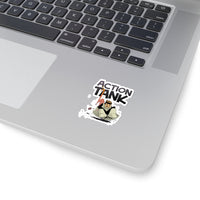 Action Tank - Sledding Design - Kiss-Cut Stickers