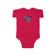 Action Tank -   Blue Logo Design -Infant Fine Jersey Bodysuit