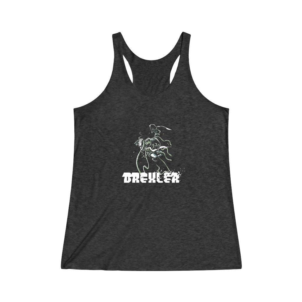 Drexler (Monster Design) - Women's Tri-Blend Racerback Tank