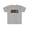 Scout Comics Logo (Black Logo) - Unisex Softstyle T-Shirt