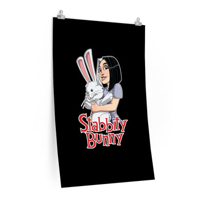Stabbity Bunny (Grace Design) - Poster