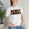 Scout Comics - Black Logo - Unisex Jersey Short Sleeve Tee