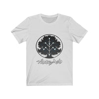 White Ash (Logo Design)  - Unisex Jersey T-Shirt