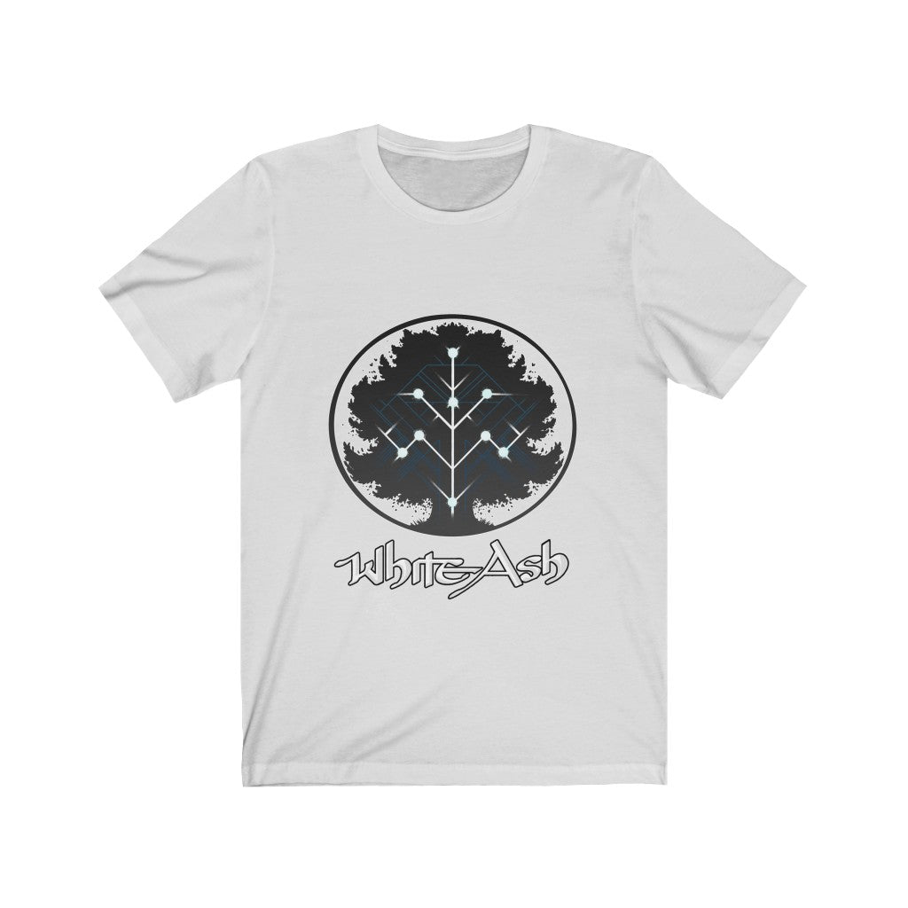White Ash (Logo Design)  - Unisex Jersey T-Shirt