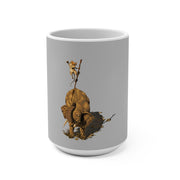 Sengi And Tembo (Design One) - Grey Coffee Mug 15oz