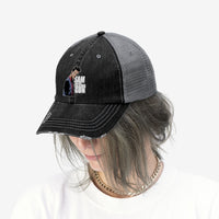 Sam And His Talking Gun (Sam Logo Design) - Unisex Trucker Hat