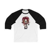 Murder Hobo - Backpack Design - Unisex 3\4 Sleeve Baseball Tee