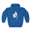 Sam and His Talking Gun (Logo Design) - Heavy Blend™ Hooded Sweatshirt