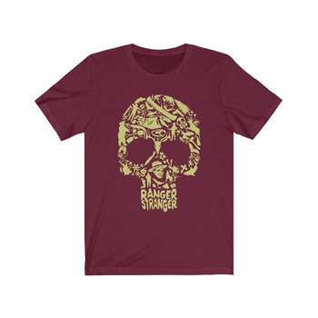 Ranger Stranger - Skull Logo -Unisex Jersey Short Sleeve Tee