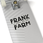 Frank At Home On The Farm (Logo Design) - Kiss-Cut Stickers