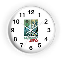 Category Zero (Logo Girl Design) - Wall Clock