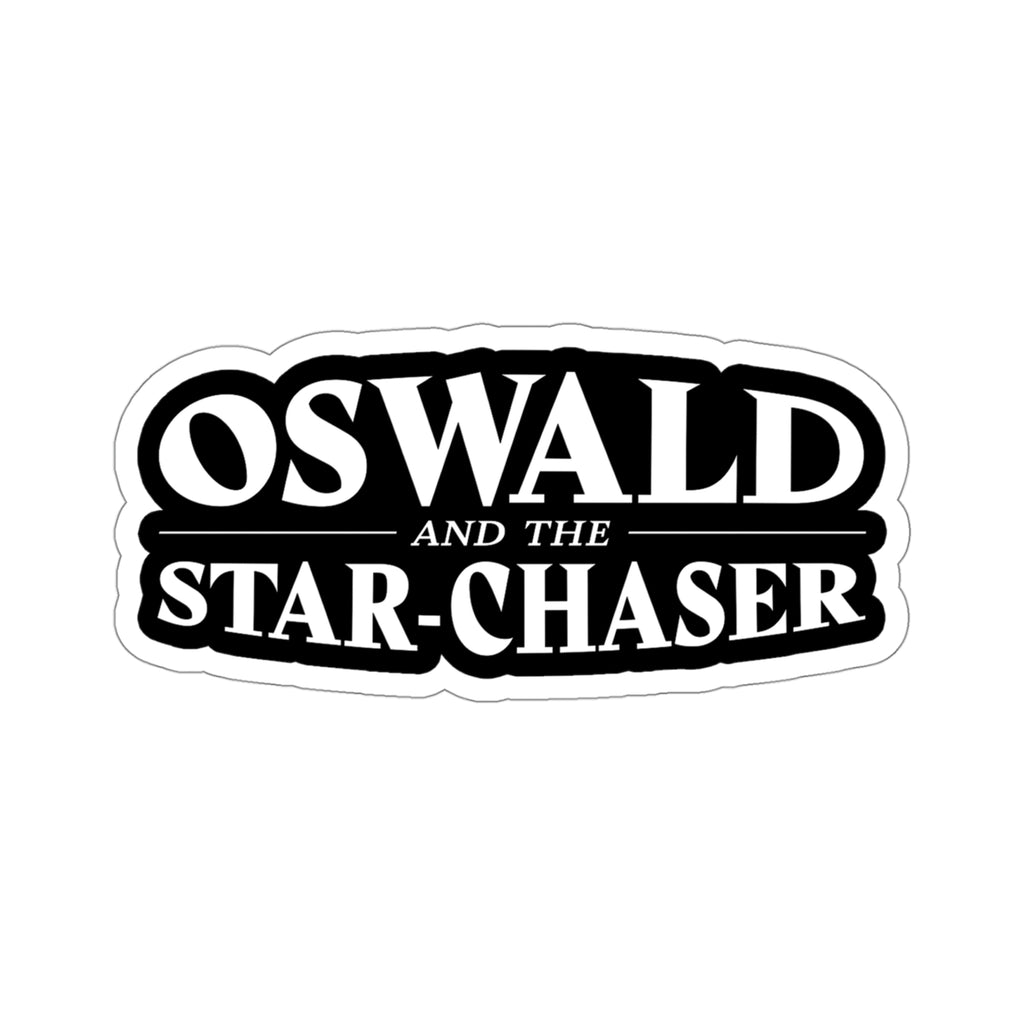 Oswald and the Star-Chaser - Logo Design - Die-Cut Stickers