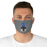 White Ash (Seth Design) - Grey Fabric Face Mask