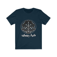 White Ash (Logo Design)  - Unisex Jersey T-Shirt