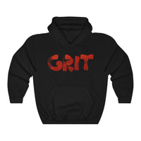 GRIT (Red Logo Design) - Heavy Blend™ Hooded Sweatshirt