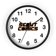 Scout Comics (Black Logo) - Wall Clock