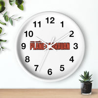 Planet Caravan (Logo Design) - Wall Clock