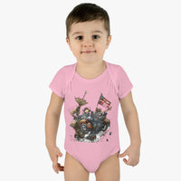 The Space Cadet - Lunar Rover Design - Infant Baby Rib Bodysuit