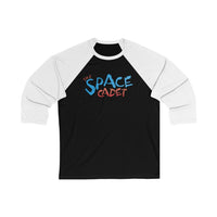 The Space Cadet - Logo Design - Unisex 3\4 Sleeve Baseball Tee