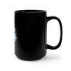 Black Caravan - White Logo - Black Mug 15oz