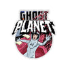 Ghost Planet - Red Logo - Kiss-Cut Stickers