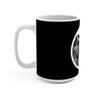 Frank At Home On The Farm (Design One) - Black Coffee Mug 15oz