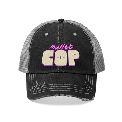 Mullet Cop (Logo Design) - Unisex Trucker Hat