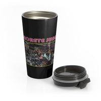 Concrete Jungle (Design One) - Black Stainless Steel Travel Mug