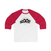 Scoot - Logo Design - Unisex 3\4 Sleeve Baseball Tee