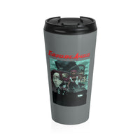 Everglade Angels (Issue One Design) - Grey Stainless Steel Travel Mug