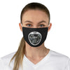 Frank At Home On The Farm (Design One) - Black Fabric Face Mask