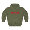 Drexler (Red Logo Design) - Heavy Blend™ Hooded Sweatshirt