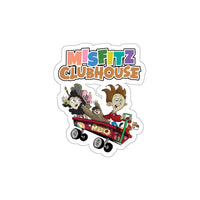 Misfitz Clubhouse - Logo/ Skate Board Design - Die-Cut Stickers