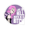 Omega Gang - Life is Hell - Kiss-Cut Stickers