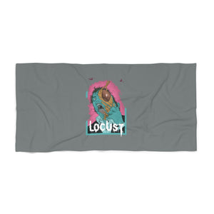 Locust (Promo Design) - Grey Beach Towel