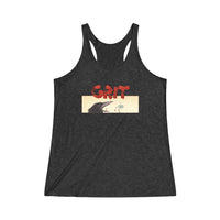 GRIT (Crow Design) - Women's Tri-Blend Racerback Tank