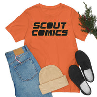 Scout Comics - Black Logo - Unisex Jersey Short Sleeve Tee