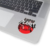 Ghost Planet - Red Logo - Kiss-Cut Stickers