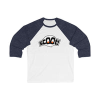 Scoot - Logo Design - Unisex 3\4 Sleeve Baseball Tee